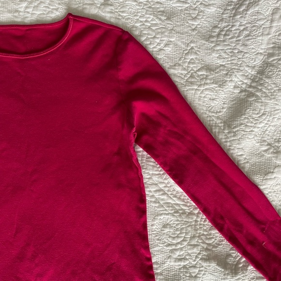 Brandy melville-like long sleeve pink top - Picture 4 of 4